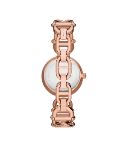 Fossil Carlie Women Rose Gold Stainless Steel Watch-ES5273