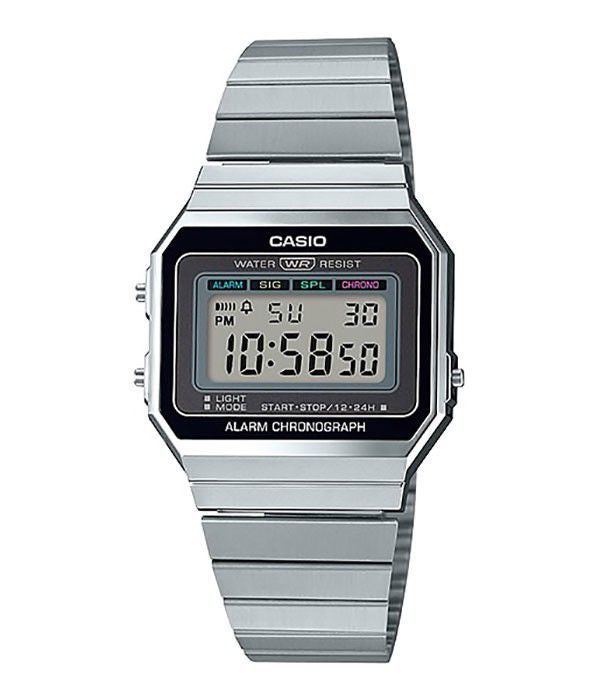Casio Retro Silver A700W-1ADF Watch