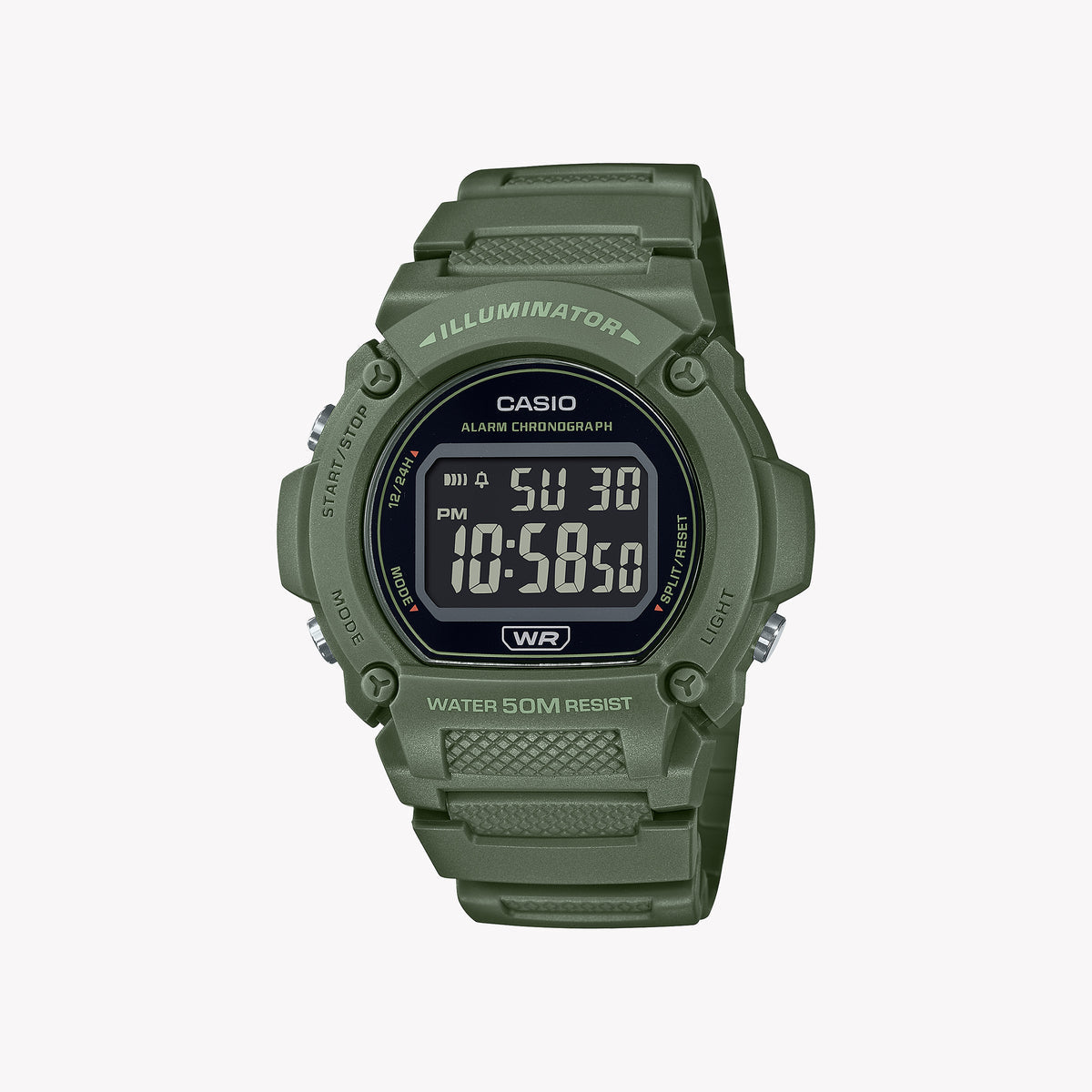 Casio Standard Men's W-219HC Series - Green