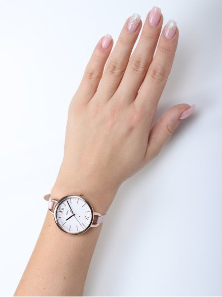 Fossil Annette Women'Spink Stainless Steel Watch-ES4356