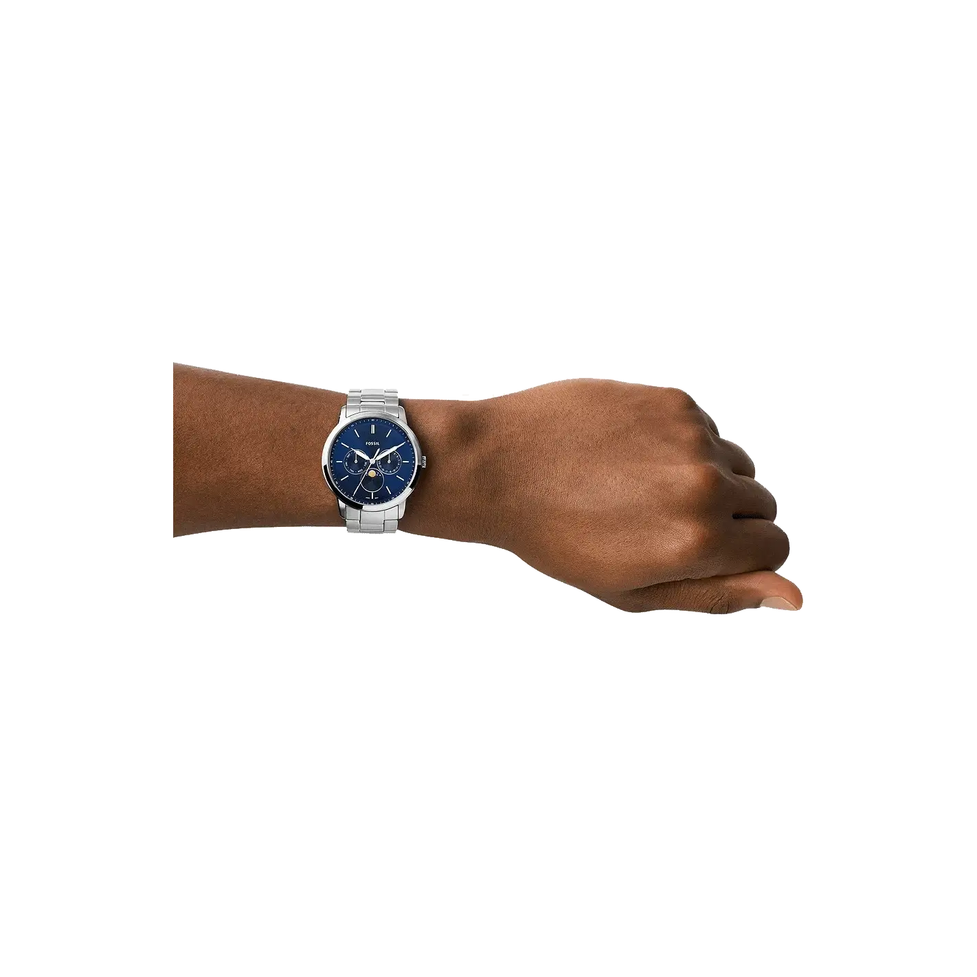 Fossil - Neutra Men'S Silver Stainless Steel Watch-FS5907