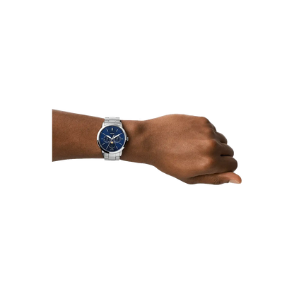 Fossil - Neutra Men'S Silver Stainless Steel Watch-FS5907