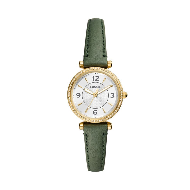 Fossil Women's Carlie Three-Hand, Gold-Tone Stainless Steel Watch - ES5298