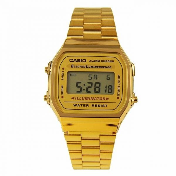 Casio Mens A168WG-9WDF Illuminator Quartz Retro Digital Watch