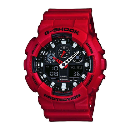 Casio Mens GA-100B-4ADR G-Shock Anadigital Watch
