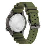 Citizen Promaster Marine Mens Green Rubber Watch-BN0157-11X