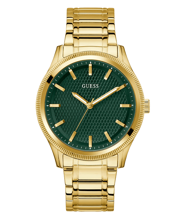 Guess Driscoll Mens Gold Stainless steel Strap Watch-GW0626G2