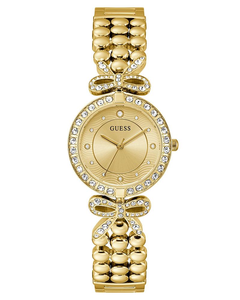 Guess - Womens Gold Stainless steel Strap Watch-GW0838L2