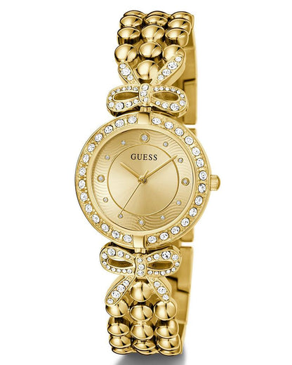 Guess - Womens Gold Stainless steel Strap Watch-GW0838L2