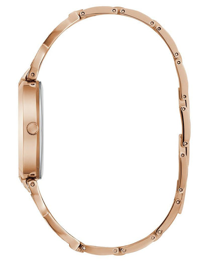 Guess - Womens Rose Gold Stainless steel Strap Watch-GW0868L4