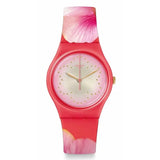 Swatch-Fiore Di Maggio Pink Unisex Rubber Watch-GZ321