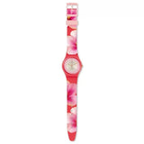 Swatch-Fiore Di Maggio Pink Unisex Rubber Watch-GZ321