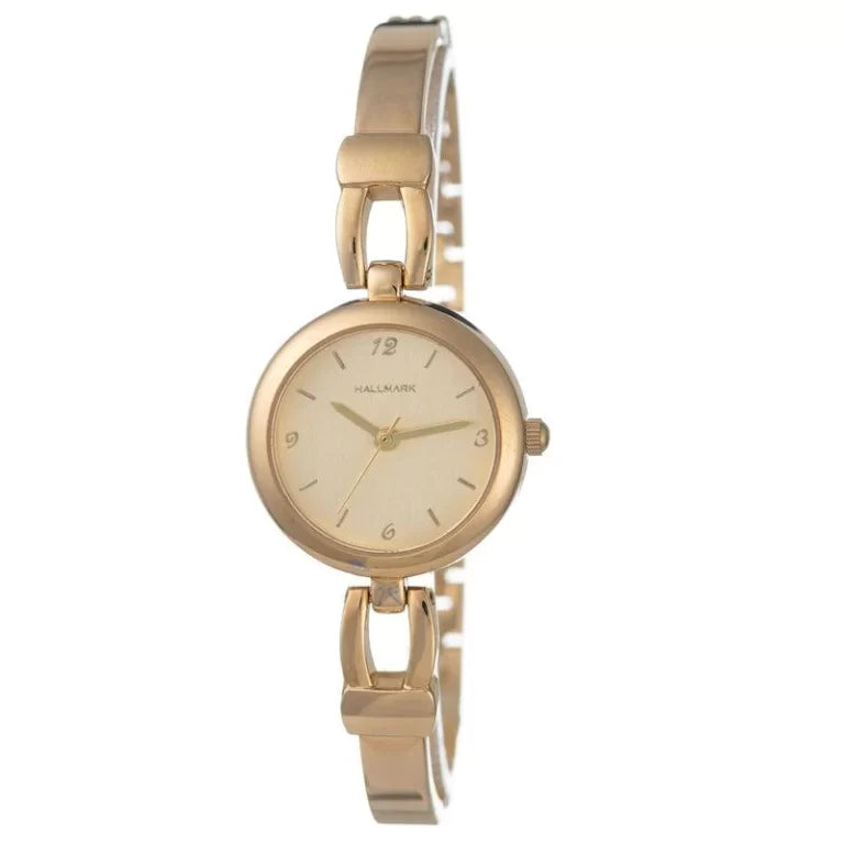 Hallmark Ladies Gold Stainless Steel Watch-HA2080C