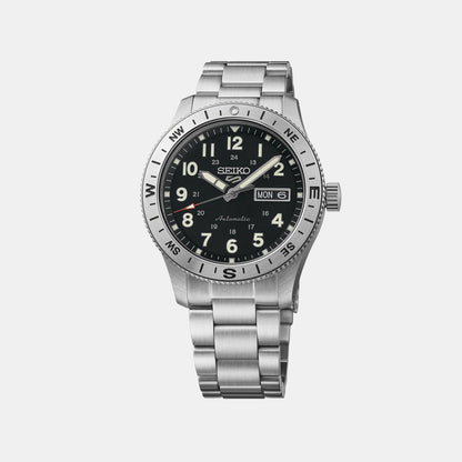 Seiko - Men Silver Stainless Steel Strap Watch - HDB006K1
