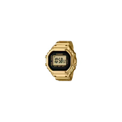 Casio Retro - Unisexs Metal Strap Gold Digital Watch - CRW-001G-9DR