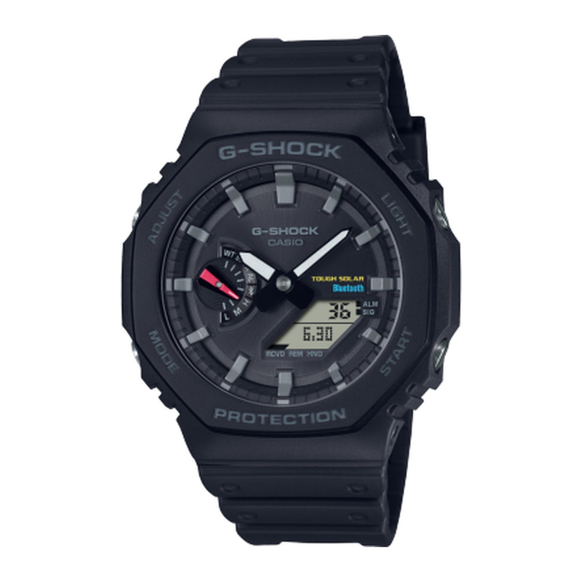 Casio - G-Shock Men's 200m Carbon Core Bluetooth Solar - GA-B2100-1ADR