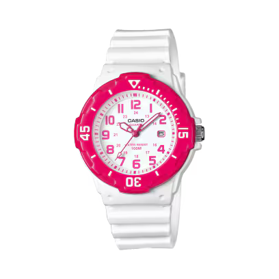 Casio- LRW-200H-4BVDF (White/ Pink)