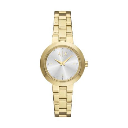 Armani Exchange Jackie Gold Stainless steel Womens Watch-AX5180