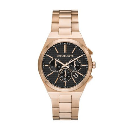 Michael Kors Lennox Gold Stainless steel Mens Watch-MK9119