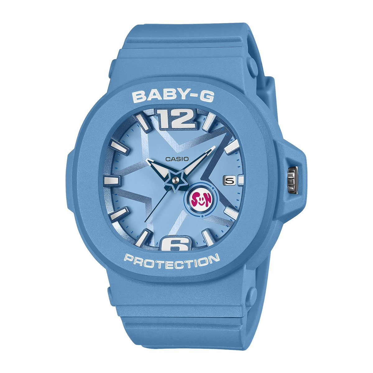 Casio Baby-G - Mens Rubber Strap Blue Analogue Watch - BGA-10D-2A2DR