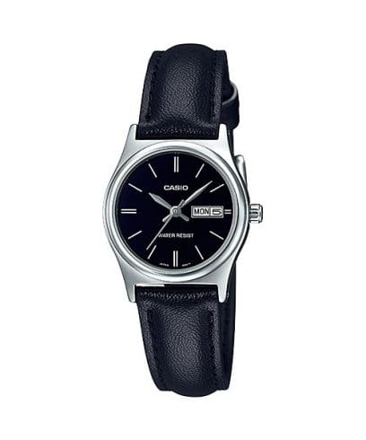 Casio Analogue Leather Band Womans Wrist Watch - LTP-V006L-1B2UDF
