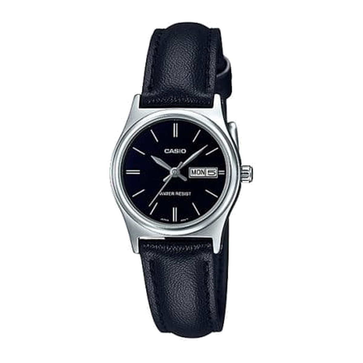 Casio Analogue Leather Band Womans Wrist Watch - LTP-V006L-1B2UDF