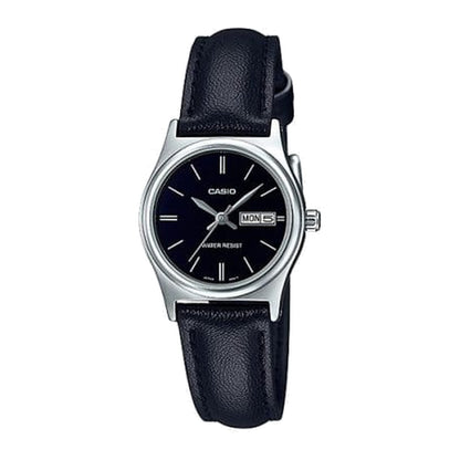 Casio Analogue Leather Band Womans Wrist Watch - LTP-V006L-1B2UDF