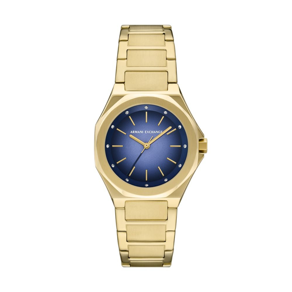 Armani Exchange Andrea Gold Stainless steel Womens Watch-AX4620