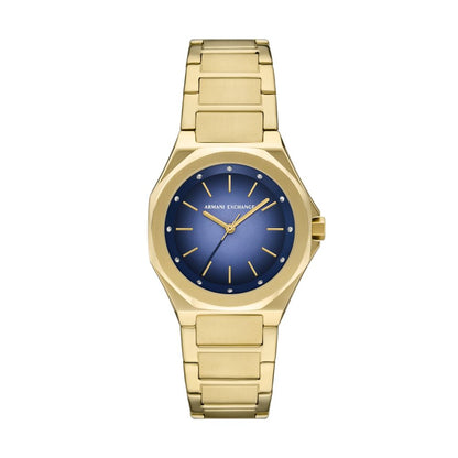 Armani Exchange Andrea Gold Stainless steel Womens Watch-AX4620