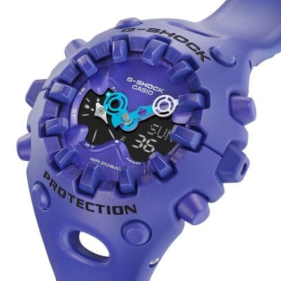 Casio G-Shock GA-V01-2ADR -Hidden Glow Series-5Yr Battery-200M WR-Purple