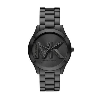 Michael Kors Slim Runway Black Stainless steel Womens Watch-MK4734