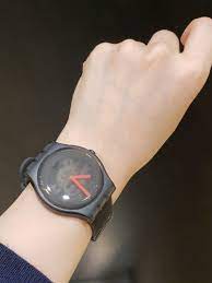 Swatch-Blk Blur Black Unisex Rubber Watch-SUOB183