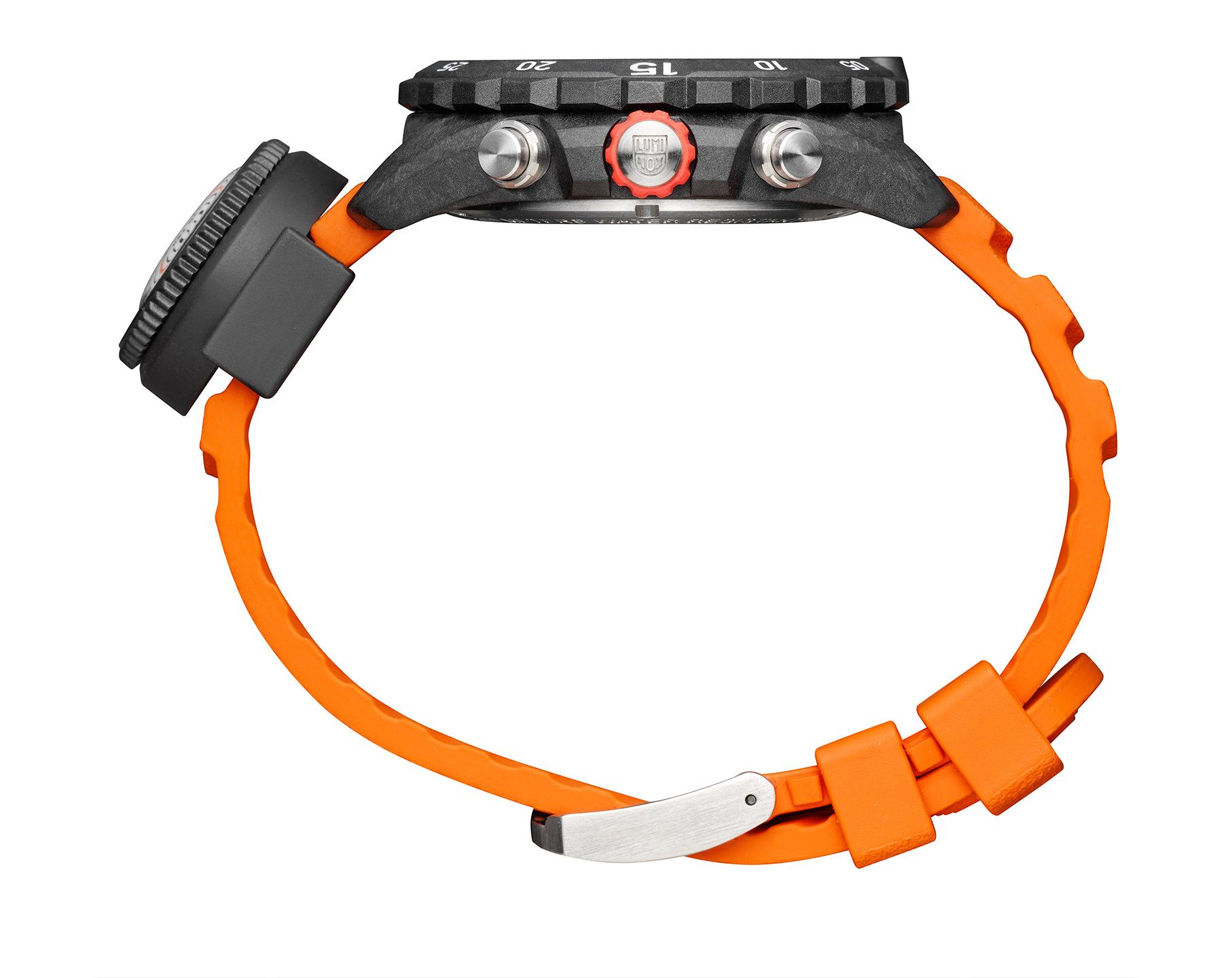 Luminox Bear Grylls Survival Black/Orange Rubber Men's Watch XB.3749