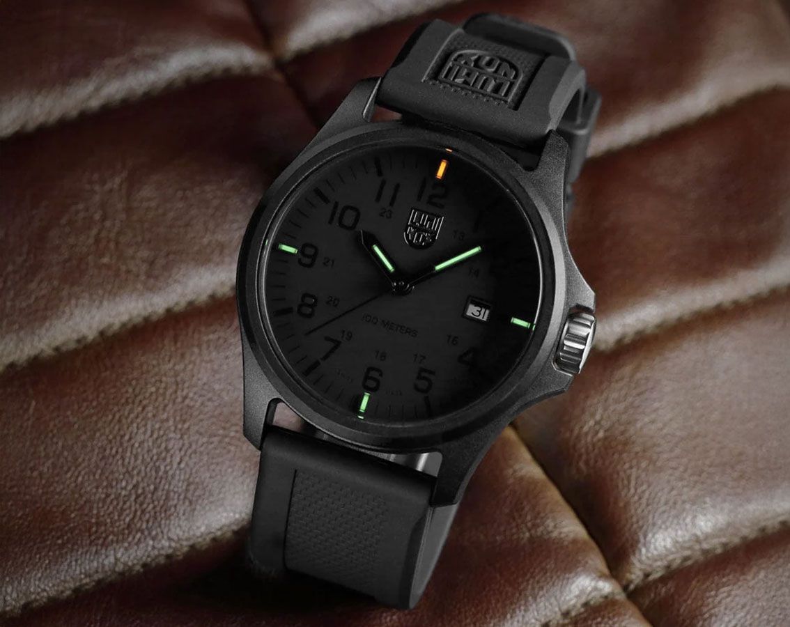 Luminox Rubber Black Men Watch-X2.2402