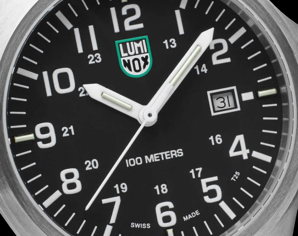 LUMINOX Patagonia Black Rubber Stainless Steel Men's Watch X2.2501