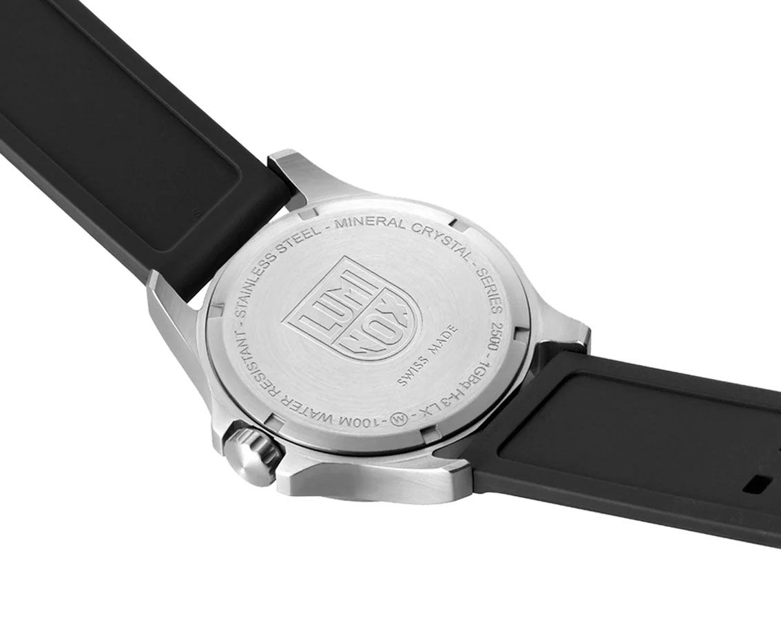 LUMINOX Patagonia Black Rubber Stainless Steel Men's Watch X2.2501