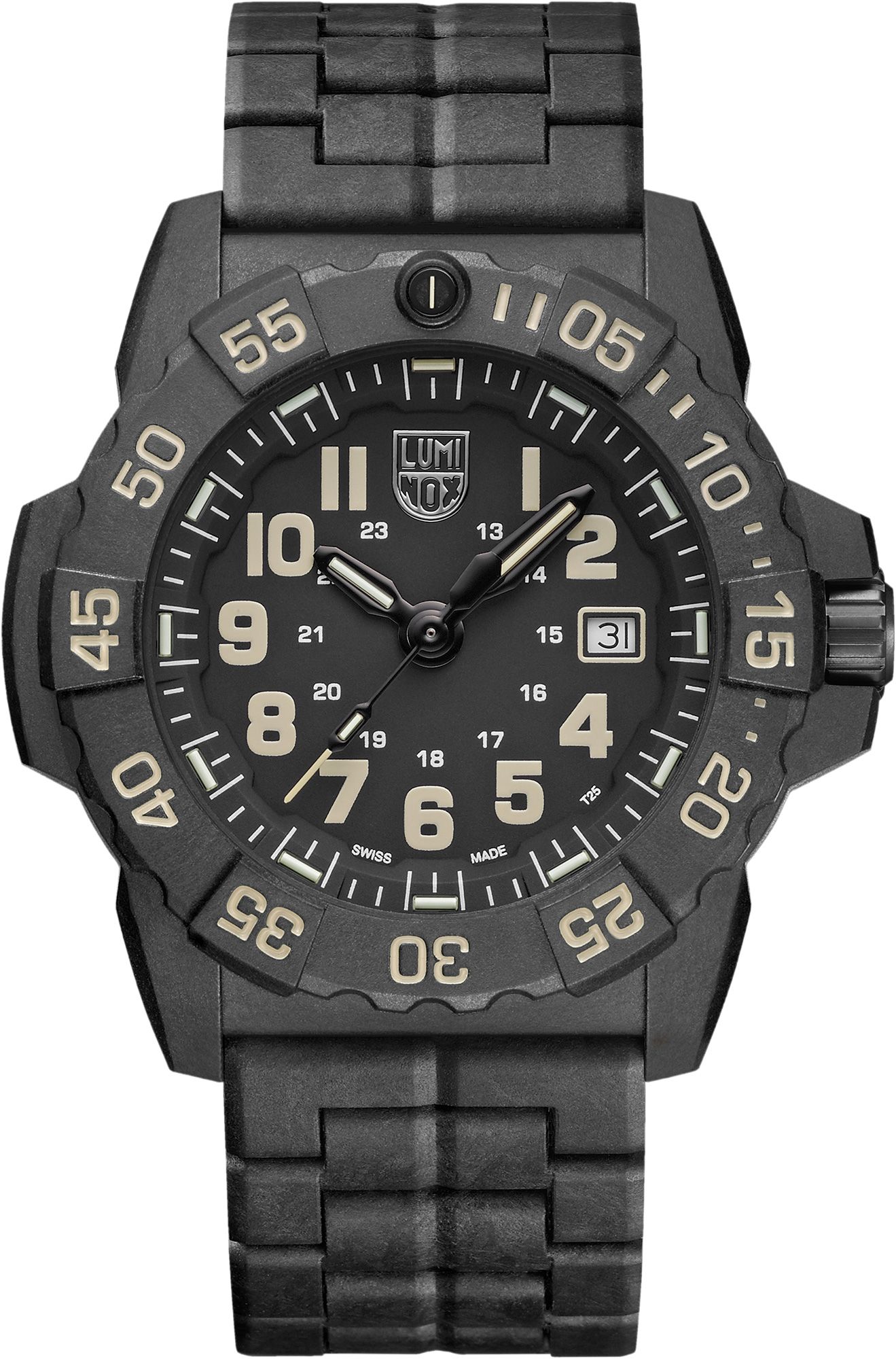 Luminox Navy Seal Mens Black Stainless steel Strap Watch-XS.3510