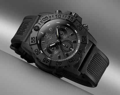 Luminox Navy Seal Mens Black Rubber Strap Watch - XS.3581.BO