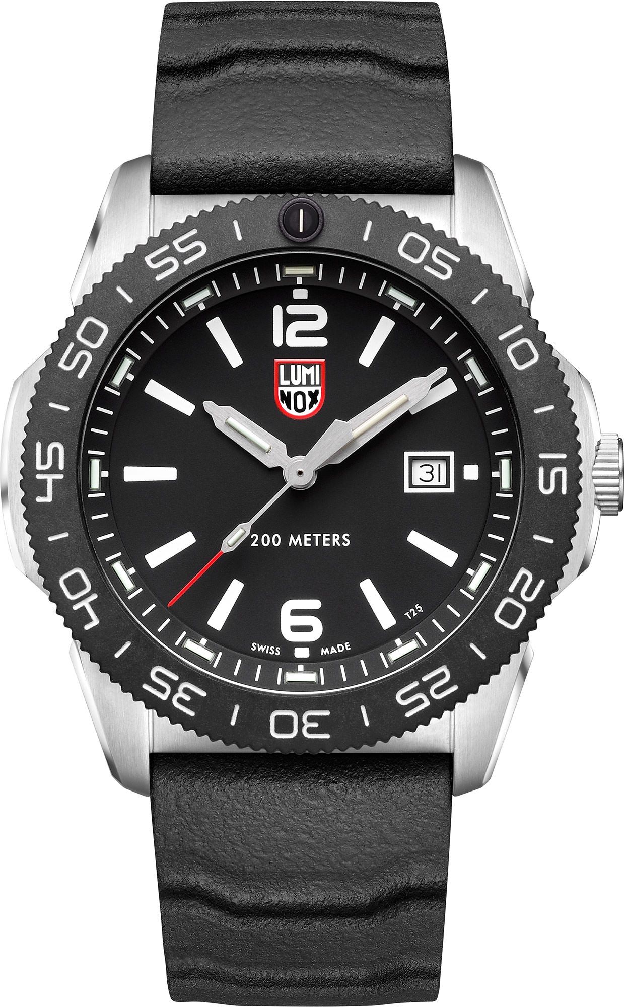 Luminox Pacific Diver Sea Series Mens Black Rubber Watch - XS.3121