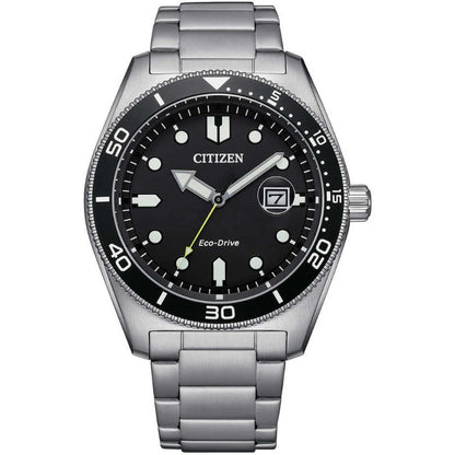 Citizen Eco-Drive Mens Silver Stainless steel Watch-AW1760-81E