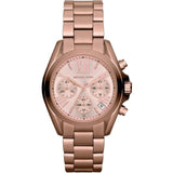 Michael Kors Mini Bradshaw Rose Gold Stainless Steel Women Watch-MK5799