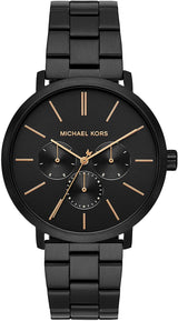 Michael Kors Blake Black Stainless Steel Men Watch-MK8703