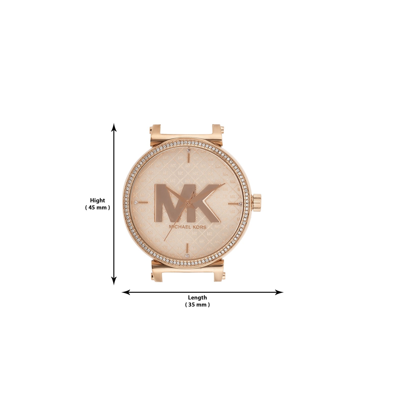 Michael Kors Sofie Womens Rose Gold Stainless Steel Watch - MK4335