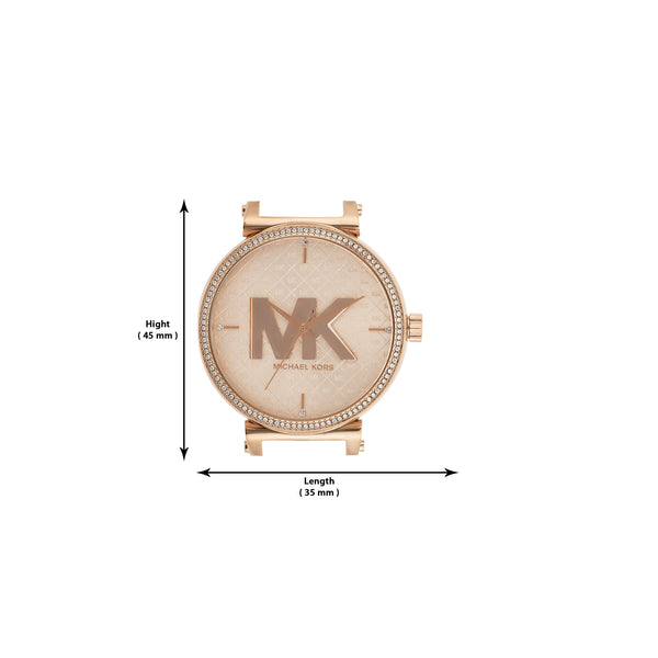 Michael Kors Sofie Womens Rose Gold Stainless Steel Watch - MK4335