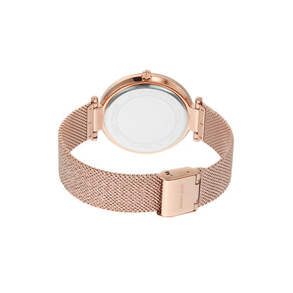 Michael Kors Darci Rose Gold Stainless Steel Women Watch-MK4519