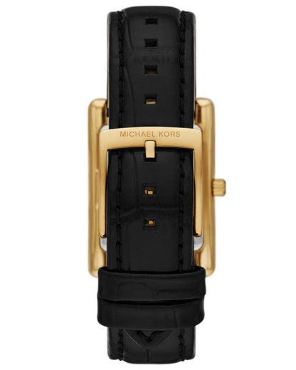 Seiko Women's Gold Tone Leather Strap Watch - SWR110P1