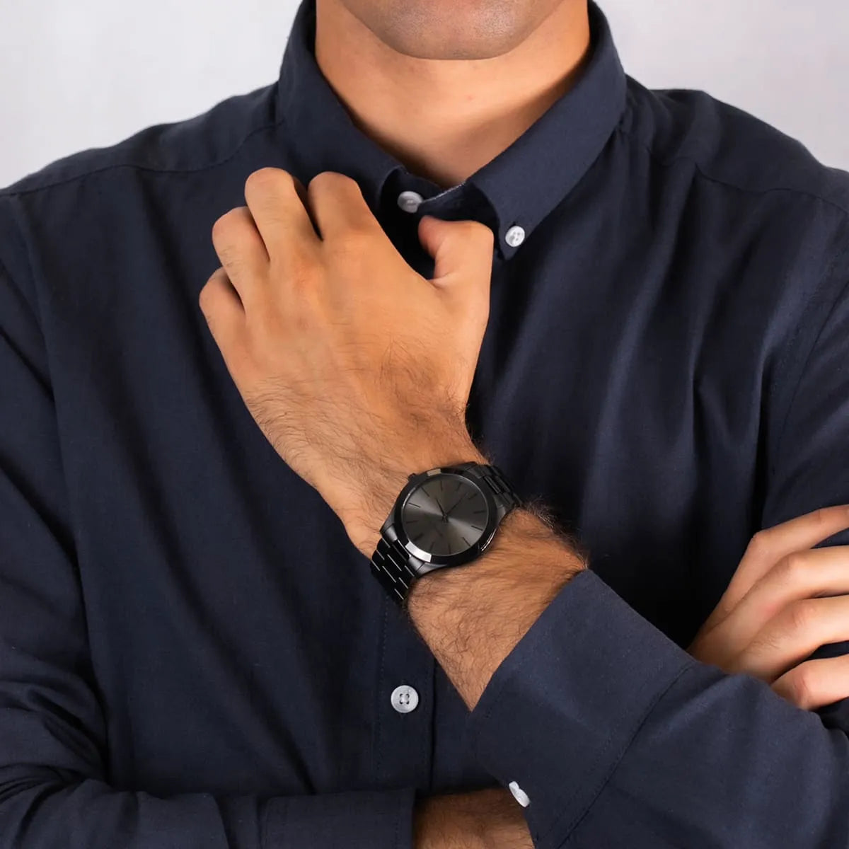 Michael Kors Runway Mens Black Stainless Steel Watch MK8507 Broadwayjewellers .za