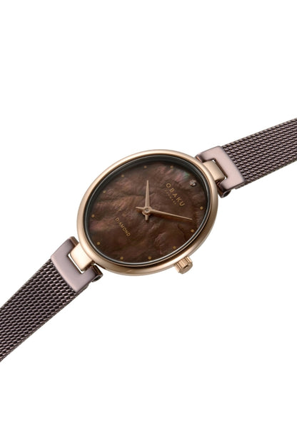 Obaku - Men Blue Stainless Steel Strap Watch - V312LXCLML