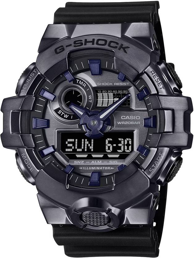 Casio G-Shock Mens Analogue & Digital Rubber WatchGM-700P