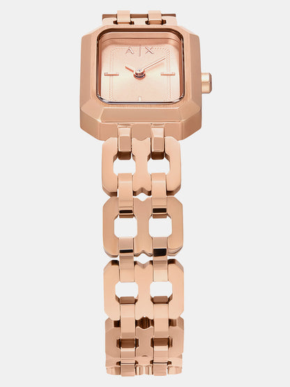 Armani Exchange Faye Pink Stainless steel Womens Watch-AX5814